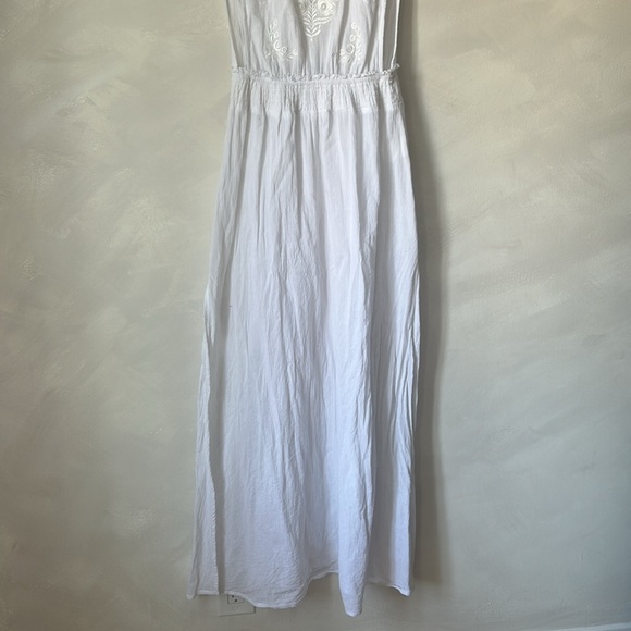 Minkpink maxi white embroidered dress coverup boho beach bridal vacation size s - Picture 2 of 10